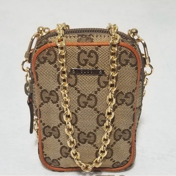 Gucci Other - Gucci Canvas GG Logo (Vintage) with unbranded chain